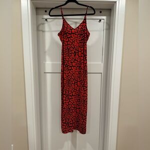 Urban Outfitters Leopard Midi Dress